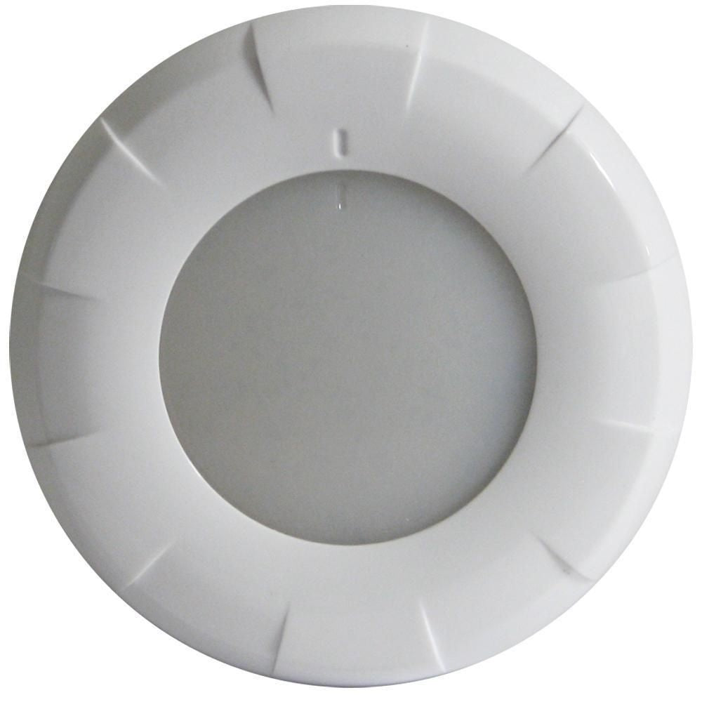 Lumitec Aurora Dome Light White/Blue Wtron LED Light White Finish 12/24v