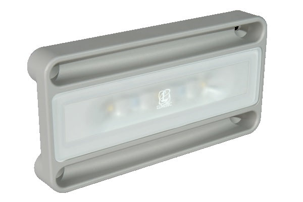 Lumitec NevisLT Utility Light Wtron White LED Brushed Finish 12/24v