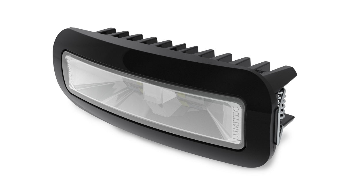 Lumitec Capri3 Flood Light RGBW Wtron Spectrum LED Flush Mount Black 12/24v