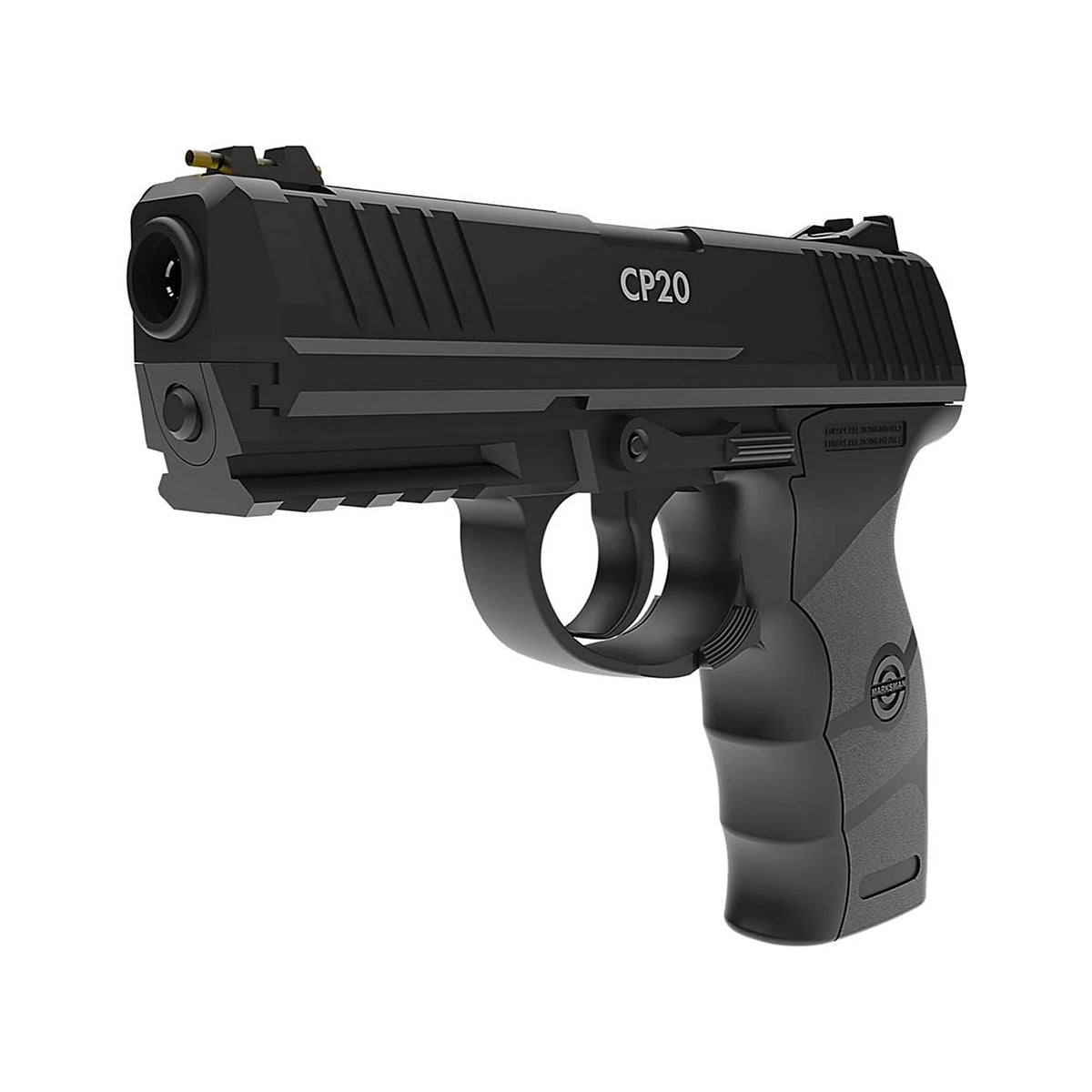 Beeman CP20 Semi-Auto CO2 BB Air Pistol - Kit (Includes BBs CO2 and Shooting Glasses)
