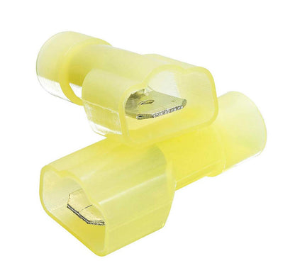 XScorpion Insulated Male Quick Disconnect 10/12ga. - Yellow (100 pack)