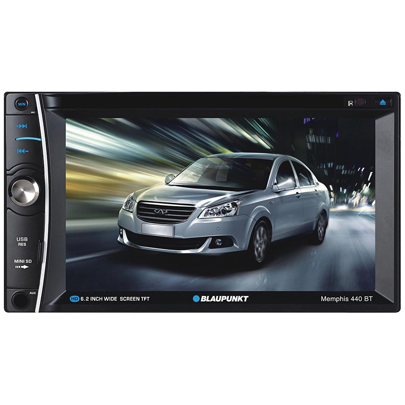 Blaupunkt Double din DVD/CD receiver with 6.2" touch screen and Bluetooth