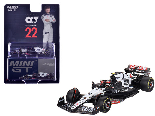 AlphaTauri AT04 #22 Yuki Tsunoda Formula One F1 "Australian GP" (2023) Limited Edition 1/64 T&y Diecast Model Car by Mini GT