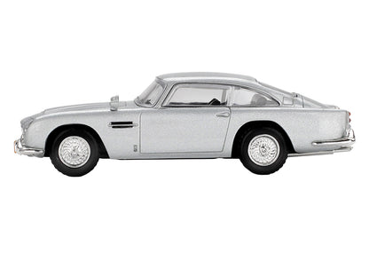 Aston Martin DB5 Birch Silver Metallic 007 1/64 Diecast Model Car - Mini GT