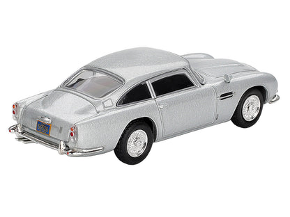 Aston Martin DB5 Birch Silver Metallic 007 1/64 Diecast Model Car - Mini GT