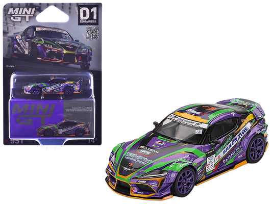 Toyota GR Supra KUHL RHD #91 Shingo Hatanaka 1/64 Diecast Model Car - Mini GT