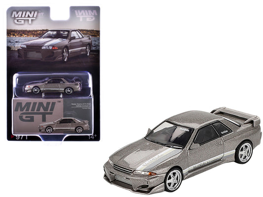 Nissan Skyline GT-R (R32) RHD (Right Hand Drive) "Veilside Combat C-I" Gray Metallic Limited Edition 1/64 T&y Diecast Model Car by Mini GT
