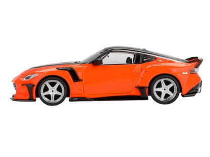 Nissan Z VeilSide FFZ400 Orange with Black Top Limited Edition 1/64 Diecast Model Car by Mini GT