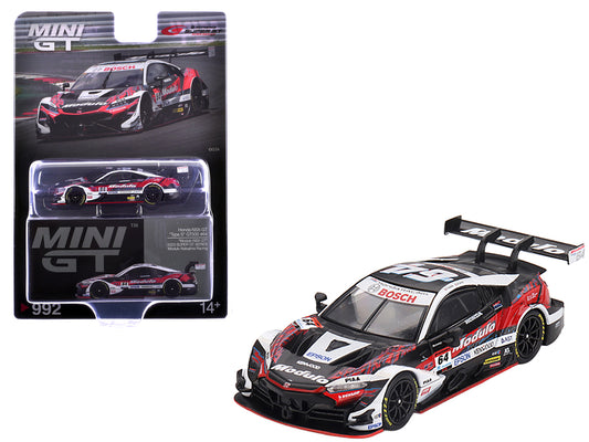 Honda NSX-GT "Type S" GT500 #64 Takuya Izawa - Kakunoshin Ohta "Modulo Nakajima Racing" "Super GT Series" (2023) Limited Edition 1/64 T&y Diecast Model Car by Mini GT