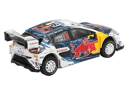 Ford Puma Rally1 #16 Adrien Fourmaux - Alexandre Coria "M-Sport Ford WRT" 3rd Place "Rally Finland" (2024) Limited Edition 1/64 Diecast Model Car by Mini GT