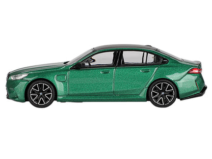 BMW M5 Isle of Man Green Metallic with Carbon Top Limited Edition 1/64 Diecast Model Car by Mini GT