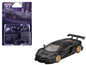 Lamborghini Aventador "LB-Works" Matt Black with Carbon Hood Limited Edition 1/64 Diecast Model Car by Mini GT