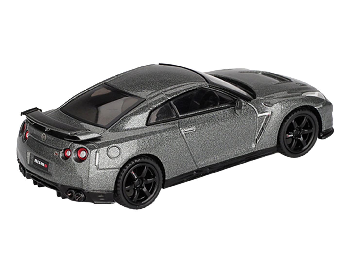 Nissan GT-R Nismo R35 CRS Version RHD (Right Hand Drive) Dark Metal Gray Metallic Limited Edition 1/64 Diecast Model Car by Mini GT