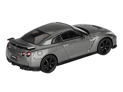 Nissan GT-R Nismo R35 CRS Version RHD (Right Hand Drive) Dark Metal Gray Metallic Limited Edition 1/64 Diecast Model Car by Mini GT