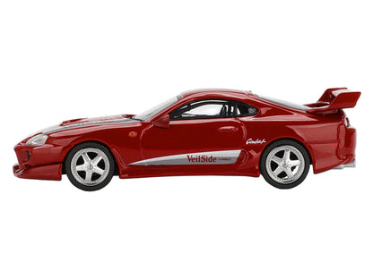 T&yota Supra "VeilSide Combat V-I" Red Limited Edition 1/64 T&y Diecast Model Car by Mini GT