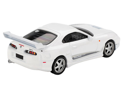 Toyota Supra "VeilSide Combat V-I" White Limited Edition 1/64 Die Cast Model Car by Mini GT