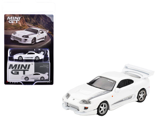 Toyota Supra "VeilSide Combat V-I" White 1/64 Die Cast Model Car - Mini GT