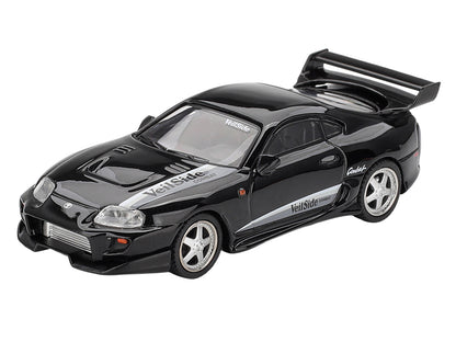 T&yota Supra "VeilSide Combat V-II" Black Limited Edition 1/64 T&y Diecast Model Car by Mini GT