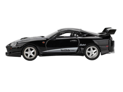 T&yota Supra "VeilSide Combat V-II" Black Limited Edition 1/64 T&y Diecast Model Car by Mini GT