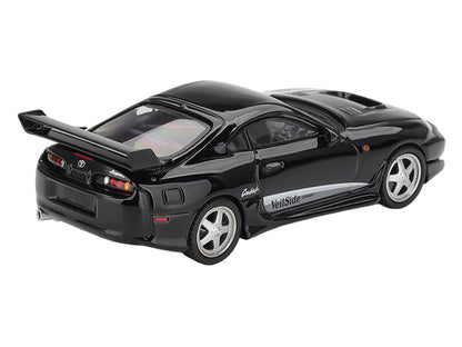 T&yota Supra "VeilSide Combat V-II" Black Limited Edition 1/64 T&y Diecast Model Car by Mini GT