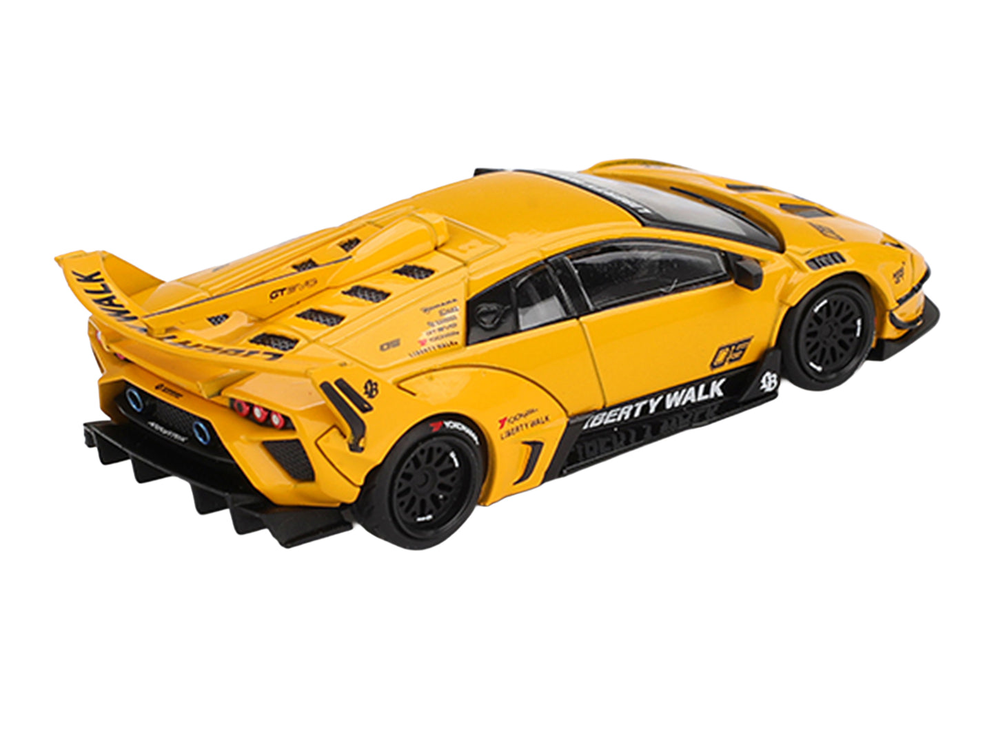 Lamborghini Murcielago GT EVO LB-Silhouette Works Yellow Limited Edition 1/64 Diecast Model Car by Mini GT