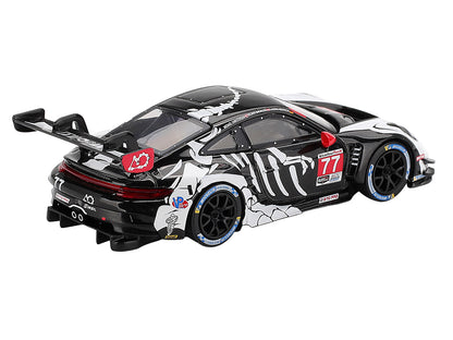 Porsche 911 GT3 R #77 Klaus Bachler - Laurin Heinrich - Michael Christensen "AO Racing Skeleton Rexy" GTD Pro IMSA "Petit Le Mans" (2025) Limited Edition 1/64 Diecast Model Car by Mini GT