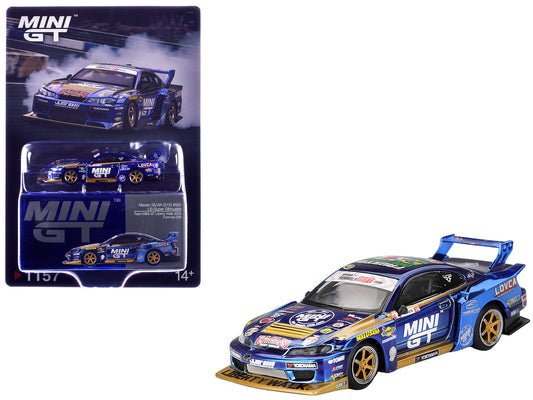 Nissan Silvia (S15) LB-Super Silhouette RHD (Right Hand Drive) #555 Yukio Fausto "Team MINI GT Liberty Walk" "Formula Drift Japan" (2025) Limited Edition 1/64 T&y Diecast Model Car by Mini GT