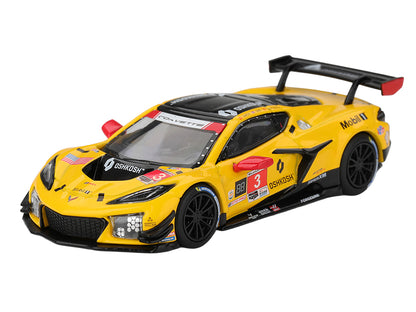 Chevrolet Corvette Z06 GT3.R #3 Antonio Garcia - Daniel Juncadella - Alexander Sims "Corvette Racing by Pratt Miller Motorsports" GTD Pro Class 2nd Place IMSA "24 Hours of Daytona" (2025) Limited Edition 1/64 Die Cast Model Car by Mini GT