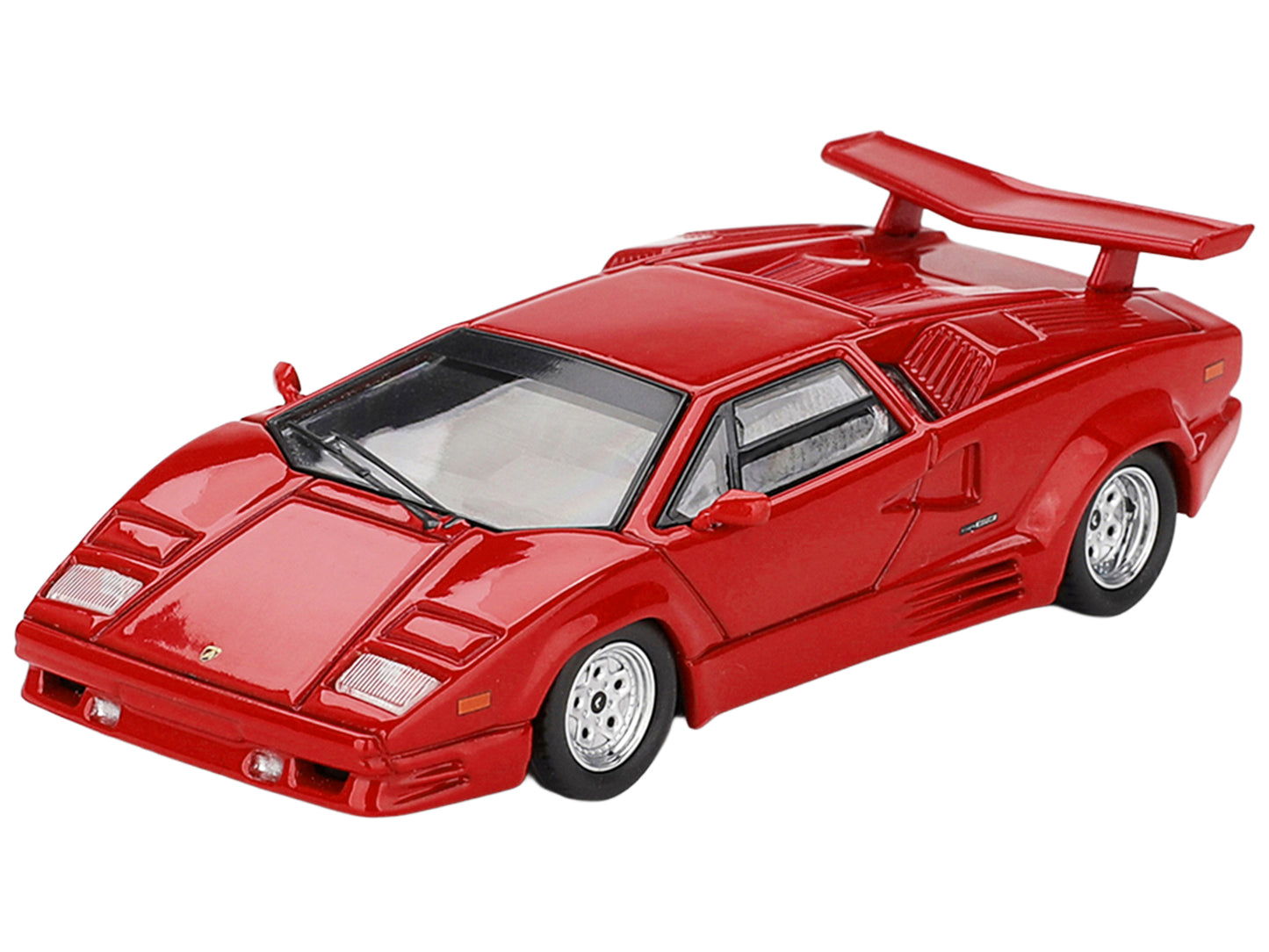 Lamborghini Countach "25th Anniversary" Red Limited Edition 1/64 T&y Diecast Model Car by Mini GT