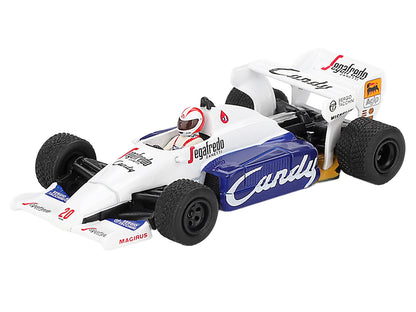 Toleman TG184 #20 Johnny Cecotto Formula One F1 "Monaco GP" (1984) with Driver Figure Limited Edition 1/64 T&y Diecast Model Car by Mini GT