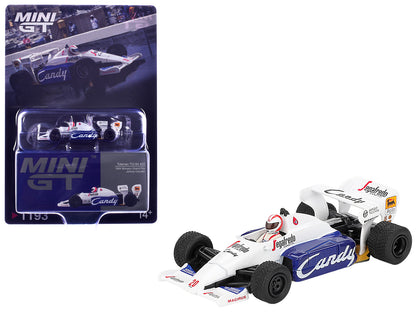 Toleman TG184 #20 Johnny Cecotto Formula One F1 "Monaco GP" (1984) with Driver Figure Limited Edition 1/64 T&y Diecast Model Car by Mini GT