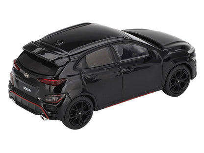 Hyundai Kona N Phantom Black Limited Edition 1/64 T&y Diecast Model Car by Mini GT