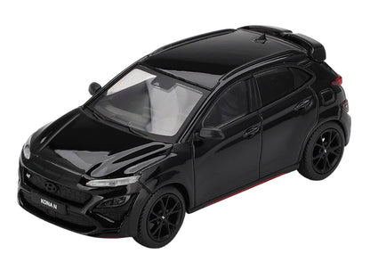 Hyundai Kona N Phantom Black Limited Edition 1/64 T&y Diecast Model Car by Mini GT