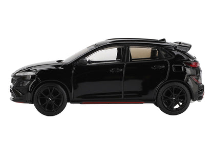 Hyundai Kona N Phantom Black Limited Edition 1/64 T&y Diecast Model Car by Mini GT