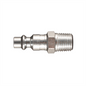 Milton Industries 1/4" MNPT Air Plug Fitting, M-STYLE&reg;