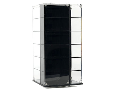 Acrylitower Showcase 24 Car Display Desktop Spinner with Cover "Mijo Exclusives" for 1/64 Scale Models