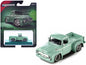 1956 Ford F-100 Pickup Truck Light Green "Collection" Series 1/64 Diecast Model Car by Majorette