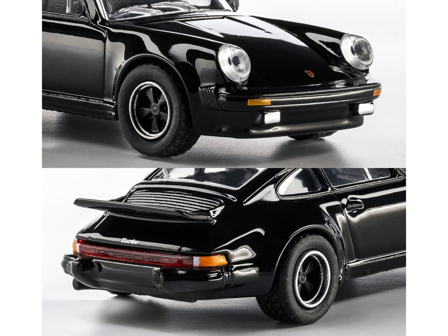1975 Porsche 930 Turbo Black "Collection" Series 1/64 Diecast Model Car by Majorette