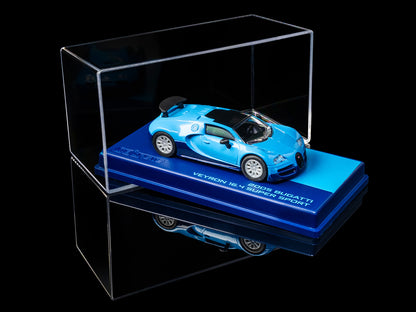 2005 Bugatti Veyron 16.4 Super Sport Blue "Collection" Series 1/64 Diecast Model Car by Majorette