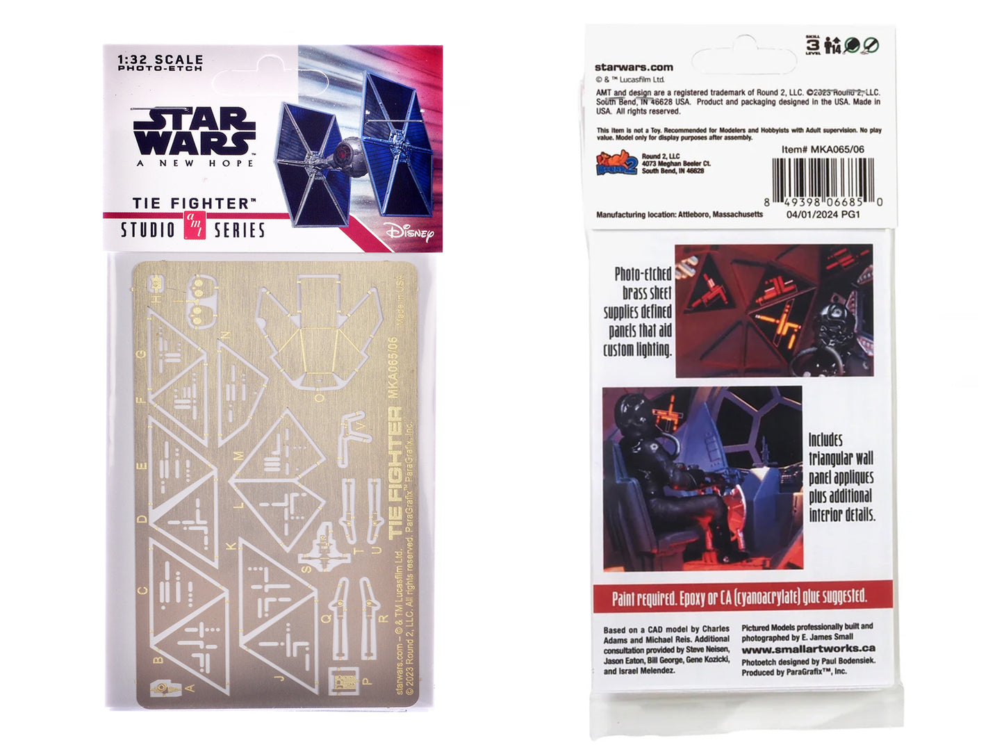 Photoetch Set for "Star Wars: A New Hope" Tie Fighter Kit 1/32 Scale by AMT <h2>Photoetch AMT</h2> <p>High-quality diecast model car perfect collectors and enthusiasts. Features detailed interior exte