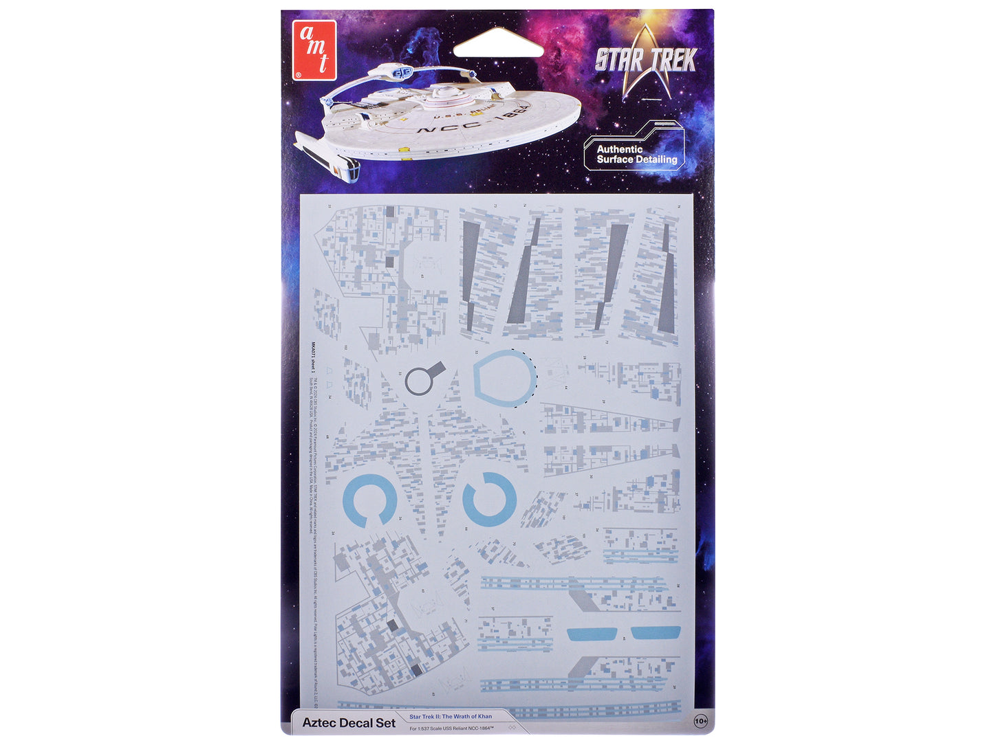 U.S.S. Reliant NCC-1864 Aztec Decal Set "Star Trek II: The Wrath of Khan" (1982) Movie 1/537 Scale Model by AMT <h2>U.S.S. AMT</h2> <p>High-quality diecast car perfect for collectors and enthusiasts.