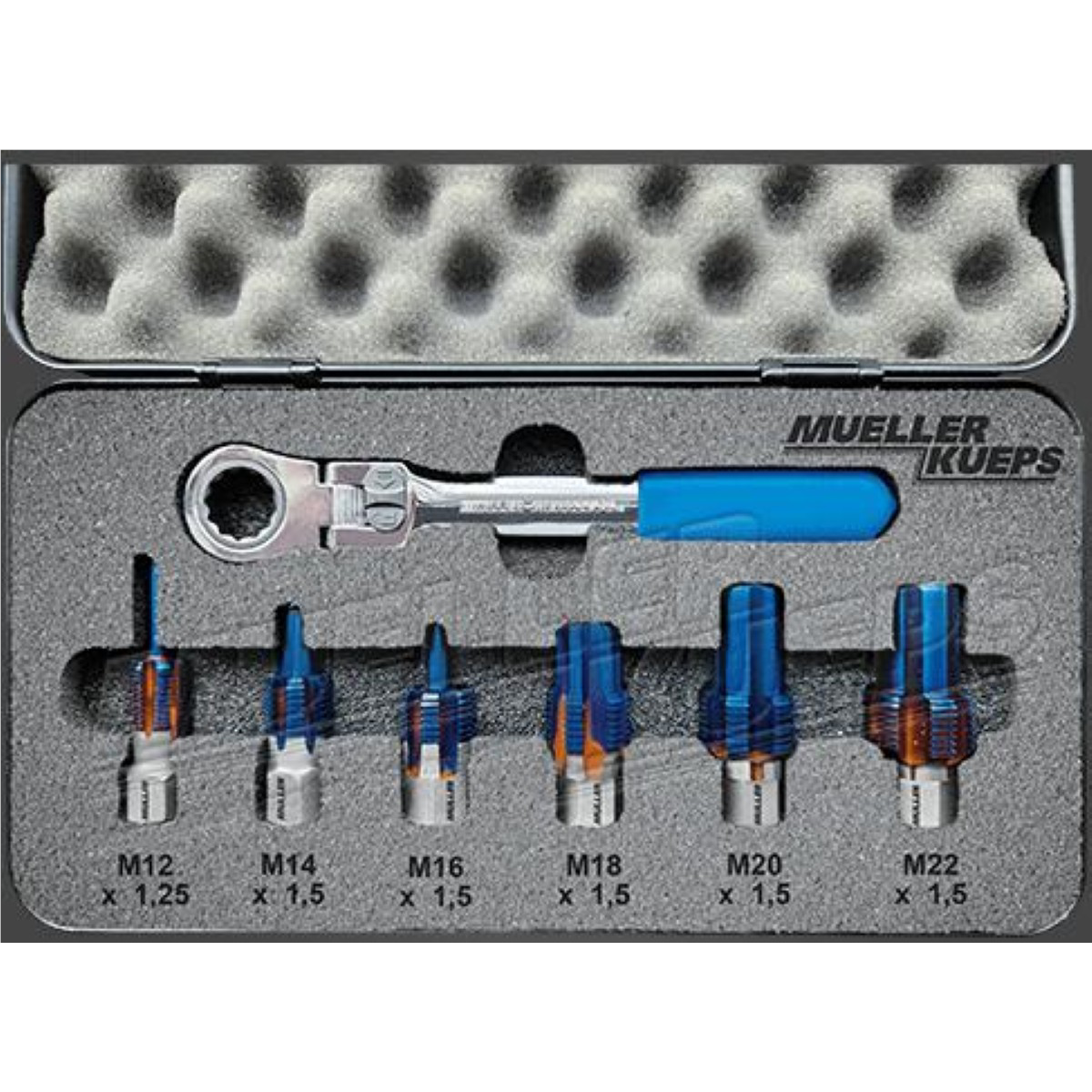 Mueller-Kueps Sensor Tap Kit M12x1,25, M14x1,5, M16x1,5,