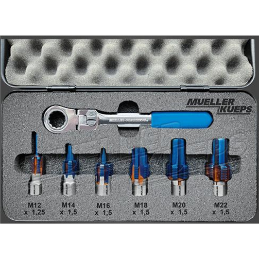 Mueller-Kueps Sensor Tap Kit M12x1,25, M14x1,5, M16x1,5,