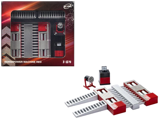 Horsepower Machine Red 1/64 T&y Diecast Model by Model Model