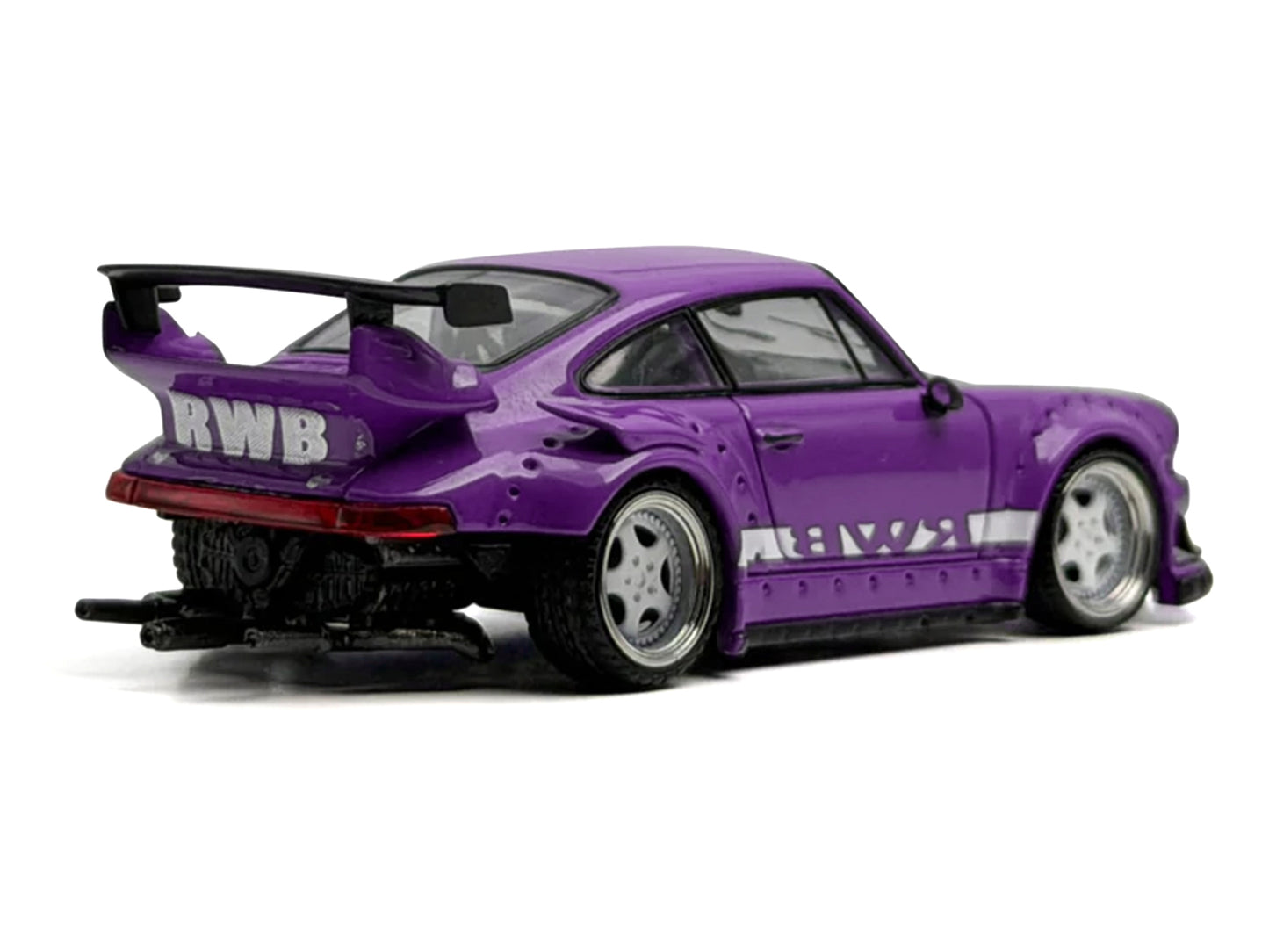 RWB 930 Purple with White Stripes 1/64 T&y Diecast Model Car by Model Model