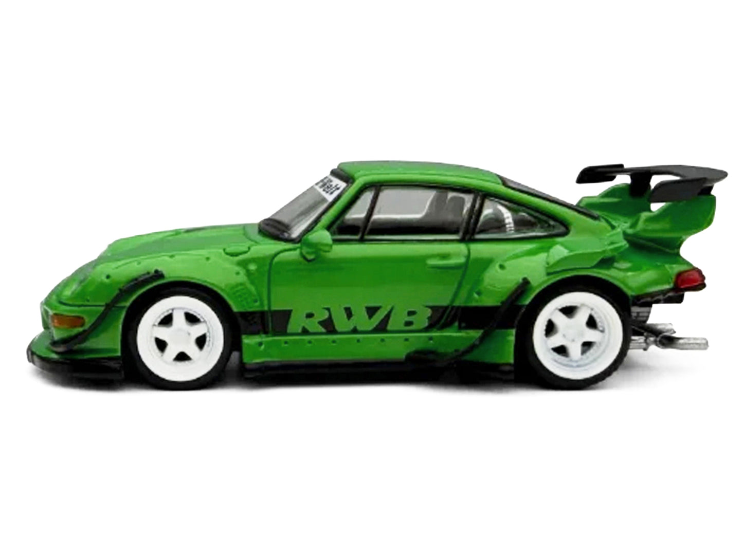 RWB 993 Green with Black Stripes 1/64 T&y Diecast Model Car by Model Model