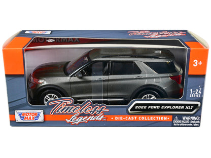 2022 Ford Explorer XLT Gray Metallic "Timeless Legends" Series 1/24 Diecast Model Car by Motormax <h2>2022 Motormax</h2> <p>High-quality perfect for collectors and enthusiasts. Features detailed inter