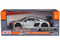 Audi R8 LMS GT3 Silver Metallic "Timeless Legends" Series 1/24 Diecast Model Car by Motormax <h2>Audi Motormax</h2> <p>High-quality perfect for collectors and enthusiasts. Features detailed interior e