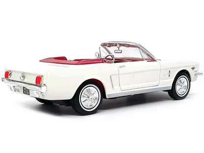 1964 1/2 Ford Mustang Convertible White with Red Interior James Bond 007 "Goldfinger" (1964) Movie "James Collection" Series 1/24 Diecast Model Car by Motormax <h2>1964 Motormax</h2> <p>High-quality p
