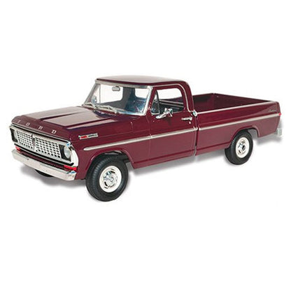 Skill 3 Model Kit 1970 Ford F-100 Custom Cab 4x4 Pickup Truck 1/25 Scale Model by Moebius